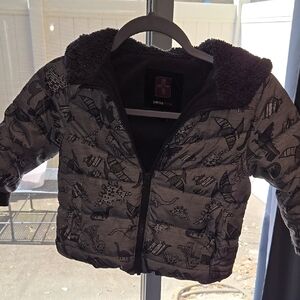Stylish Kids Jacket with Dinosaur Print